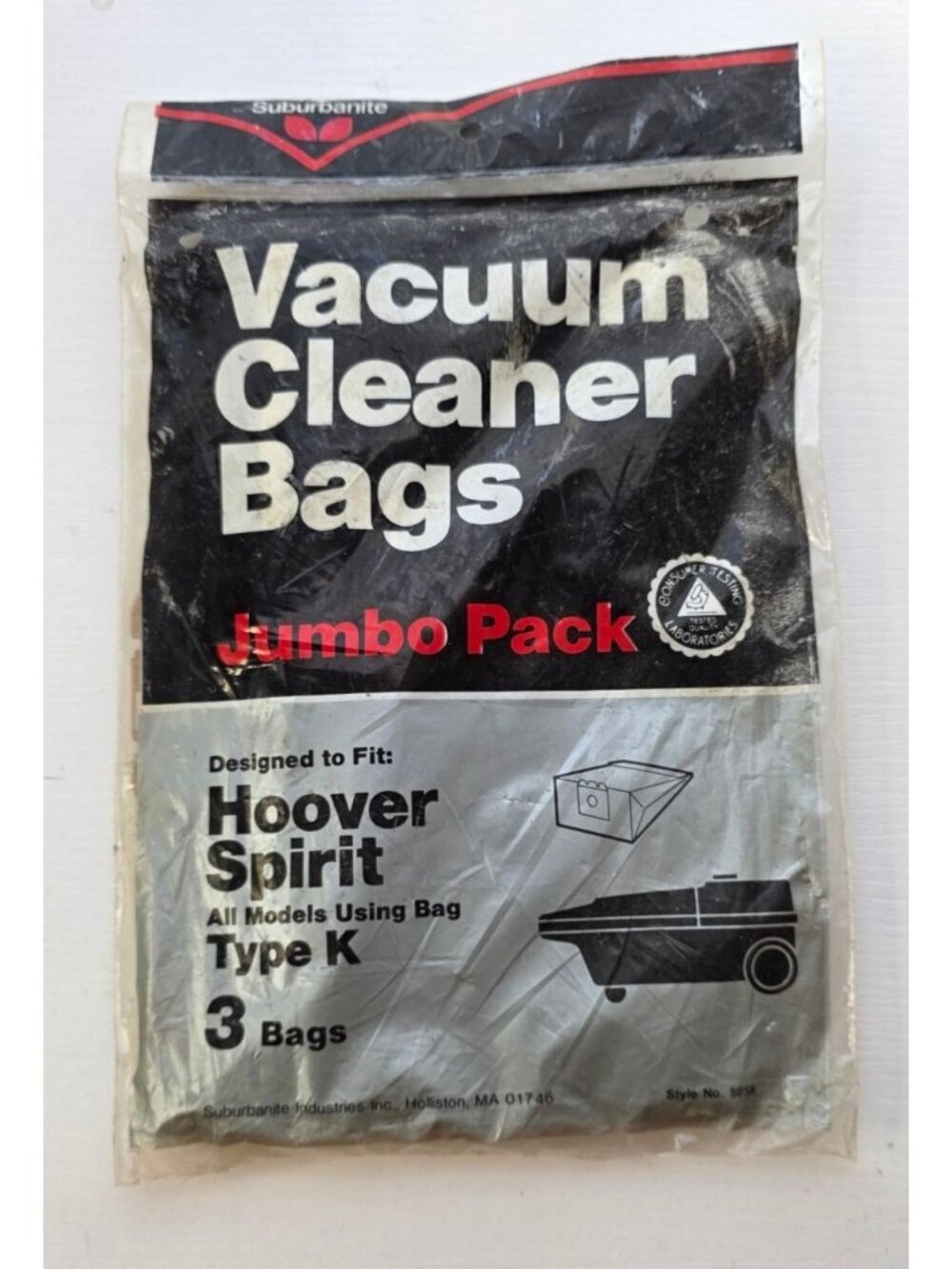 Vintage Hoover Type K Spirit Canister Vacuum Bags - 3 Pack